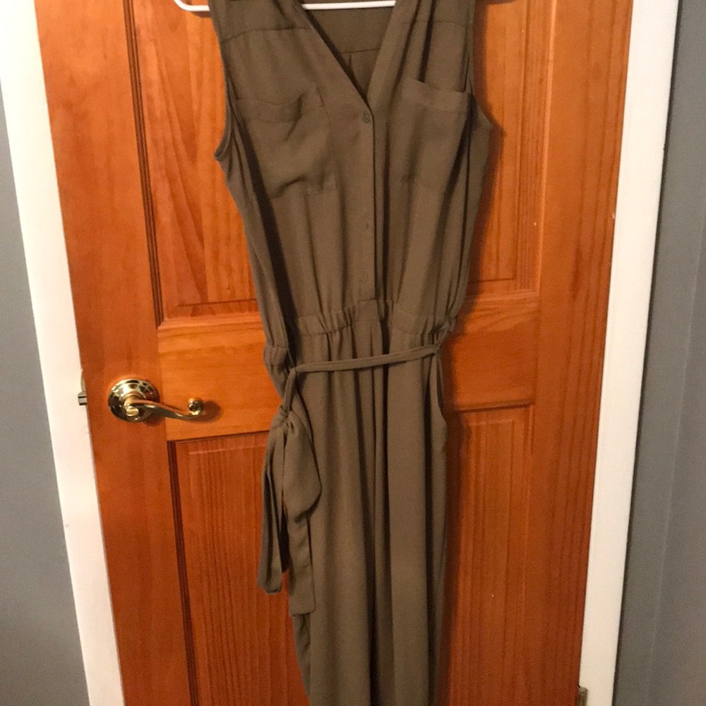 Army Green Jumpsuit